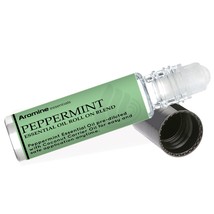 Peppermint Essential Oil Roll On, Pre-Diluted 10ml (1/3 fl oz) - £7.01 GBP