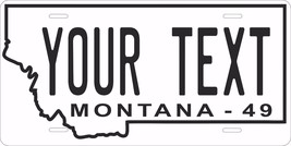 Montana 1949 License Plate Personalized Custom Auto Bike Motorcycle Moped tag - £8.57 GBP+