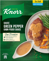 Knorr Green Pepper Sauce Mix 3x22g Package (Set Of Twelve Bags) - $39.59