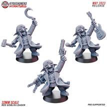 Red Goblin Leader * Grim Dark * Sci-Fi Miniatures Proxy Army 32mm - £3.98 GBP