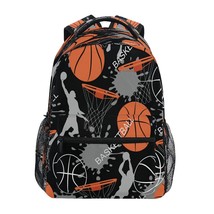 Sport Man Basketball School Backpack For Girls Boys Kids Laptop Backpack Travel  - £51.81 GBP