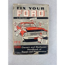 Fix Your Ford By Bill Tobolt 1969 Hard Cover Shop Manual - $16.82