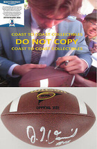 JT Daniels Georgia Bulldogs autographed NCAA football exact proof Beckett COA - £157.90 GBP