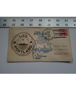 Home Treasure Postal Cover Envelope 1934 Postmark USS Portland ME Ship B... - £7.49 GBP