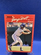 George Brett # 144 1990 Donruss Baseball Card Error - £86.78 GBP