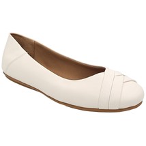 Style &amp; Co Women Slip On Ballet Flats Sennette Size US 11M Ivory White Smooth - £23.33 GBP
