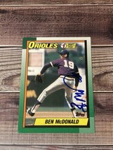 Ben McDonald Signed Autographed 1990 Topps #774 ROOKIE CARD Baltimore Orioles - £20.03 GBP