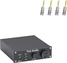 200 Watt Mini Mono Audio Amp And Banana Plugs In 2 Pairs / 4 Pcs\. From Fosi - £84.93 GBP