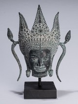 Antigüedad Khmer Estilo Bronce Angkor Wat Apsara O Ángel Estatua - 35cm/35.6cm - £409.34 GBP