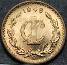 Mexico Centavo, 1946-MO Gem Unc~Awesome~Free Shipping - $5.58