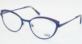 Ogi Evolution 4324 2212 Cobalt Blue /VIOLET Eyeglasses Frame 54-18-145mm Italy - $98.51