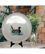 Hand Painted Mallard Duck Decorative Plate Signed 10 1/2&quot; - £27.45 GBP