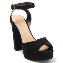 Wild Diva Lounge Women Ankle Strap Platform Sandals Fay Size US 10 Black - £11.86 GBP