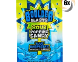 6x Packets Boulder Blasts Blue Raspberry Flavored Sour Popping Candy | .... - $10.06