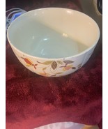 VINTAGE Mary Dunbar Hall Jewel-Tea Autumn Leaf Porcelain #16 Mixing Bowl - £19.55 GBP