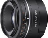 35Mm F/1.08 A-Mount Wide Angle Lens For Sony Alpha Sal35F18 (Black). - $180.95