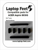 Laptop feet for ACER Aspire 8930G  compatible kit (7 pcs self adh by 3M) - $11.91