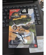 Jurassic World Rebirth Matchbox Rapid Rescue Copter - $329.65 MXN