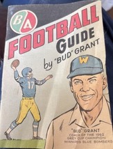 1963 Bud Grant CFL Football Guide 1962 Grey Cup Champions Blue Bombers V... - $565.19 MXN