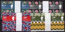 ZAYIX Great Britain 996-999 MNH Gutter Pairs Textiles Culture 021023S162 - £3.03 GBP