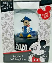 Disney 2020 Mickey Mouse in Cap and Gown Graduation Musical Water Globe  - £16.58 GBP