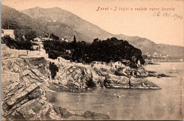 Italy Nervi - togni e veduta verso levante UDB Unposted 1904 Antique Postcard - £5.89 GBP