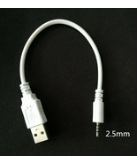 2.5mm Jack USB Short Charger Cable Cord for Harman Kardon Harkar BT Head... - £5.30 GBP