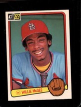 1983 Donruss #190 Willie Mcgee Nm (Rc) Cardinals *X69218 - £3.52 GBP