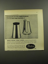 1954 Gorham Sterling Salt and Pepper Set Advertisement - $18.49