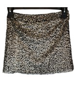 LF Native Rose Kesha Bronze Sequin Mini Skirt Size 2 NEW - $47.86 CAD