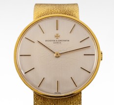 Vacheron Constantin Men&#39;s 18k Gold Mechanical Watch w/ Original Mesh Band - £6,572.62 GBP