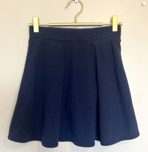 The Childrens Place Girls School Uniform Skort Size 10 / 12 Navy Blue Pu... - $9.90