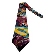 Harley Davidson Motor Company Vintage 1993 Men&#39;s 100% Silk Neck Tie (D15) - $174.86 MXN