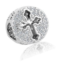 LovelyCharms Sterling Silver Cross with God All Things are - £37.67 GBP