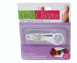 Nail Clipper with Magnifying Glass 1 Count - $4.15 CAD