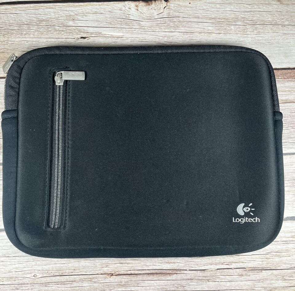 Logitech 10&quot; Notebook Laptop Neoprene Sleeve Bag Pouch Case Cover Zipper... - $6.92