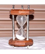 Antique Vintage Wooden Sand Timer Hourglass Sand-Clock Nautical - £55.02 GBP