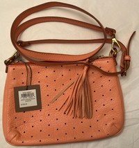 Fossil Sofia Crossbody Bag Papaya Leather Orange Pink SHB1456241 NWT $128 FS Y - £62.50 GBP