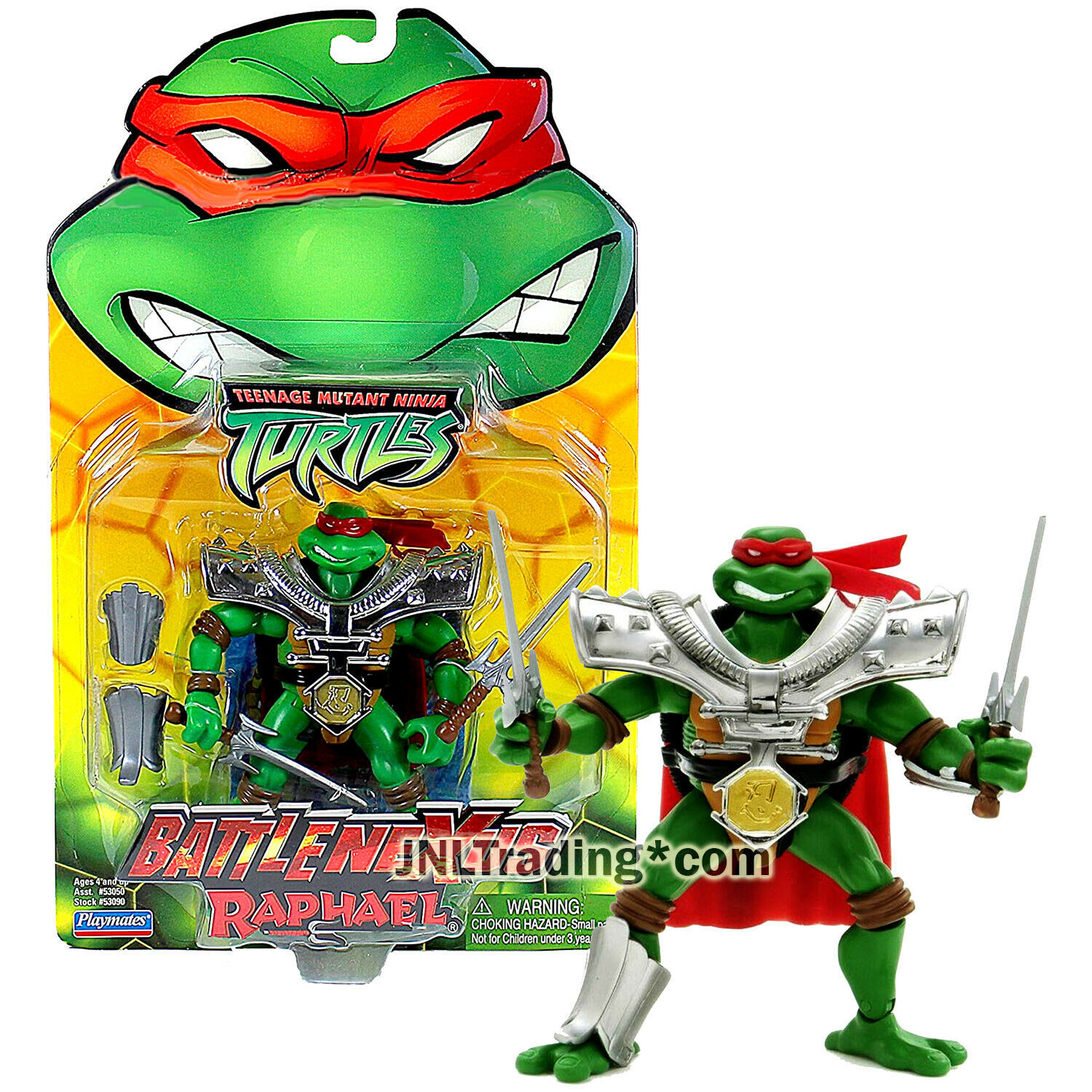 Primary image for Year 2004 Teenage Mutant Ninja Turtles TMNT Battle Nexus 5 Inch Figure - RAPHAEL
