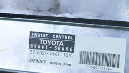 Toyota Lexus Engine Control Unit Computer Module ECU ECM PCM 89661-50690 image 2