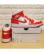 Nike Air Jordan 1 Mid Womens Size 11 / Mens Size 9.5 Habanero Red BQ6472... - £157.51 GBP