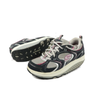 Vintage Skechers Shape Ups Womens 8 Distressed Chunky Platform Shoes Nav... - $59.35