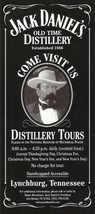 Jack Daniels Distillery Tour CARD brochure Lynchburg Tennessee Whiskey S... - $267.52 MXN