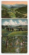 6 Land of the Sky North Carolina Postcards 1910&#39;s Round Knob Wild Cat Rock - £18.99 GBP