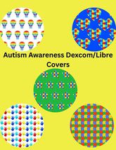 Autism Awareness CGM Patch, Dexcom G7, Libre 3 Cover, Style Pack of 5 - $12.99