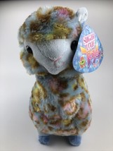 Kelly Toys Plush Toy Llama Blue Cheetah Sugar Loaf Stuffed Animal NWT 2016 - £11.07 GBP