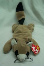 Ty Beanie Baby Ringo The Raccoon 12&quot; Bean Bag Stuffed Animal Toy - £11.87 GBP