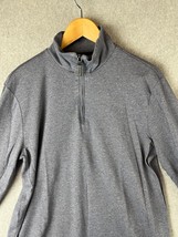 Banana Republic Men&#39;s Size Large Pullover Half Zipper 100 % Cotton Long ... - $19.39