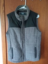 BKE Buckle Vest Jacket Mens Size Small Brown Sleeveless Insulated - £4.02 GBP