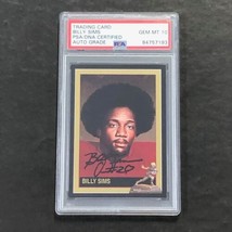 1992 Football Card #44 Billy Sims Signed Card PSA Slabbed Auto GRADE 10 Oklahoma - £62.92 GBP